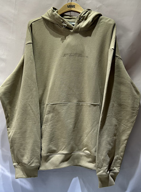 New Balance 简约时尚百搭连帽套头黄绿色卫衣男女同款NC5CD37221