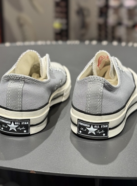 匡威Converse新款男女情侣1970S灰白色百搭潮流低帮帆布鞋A12491C
