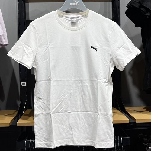 彪马夏季新款纯棉刺绣圆领logo