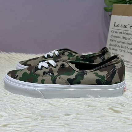 vans authentic迷彩男女同款低帮帆布休闲百搭滑板鞋VN0A5JMPY33