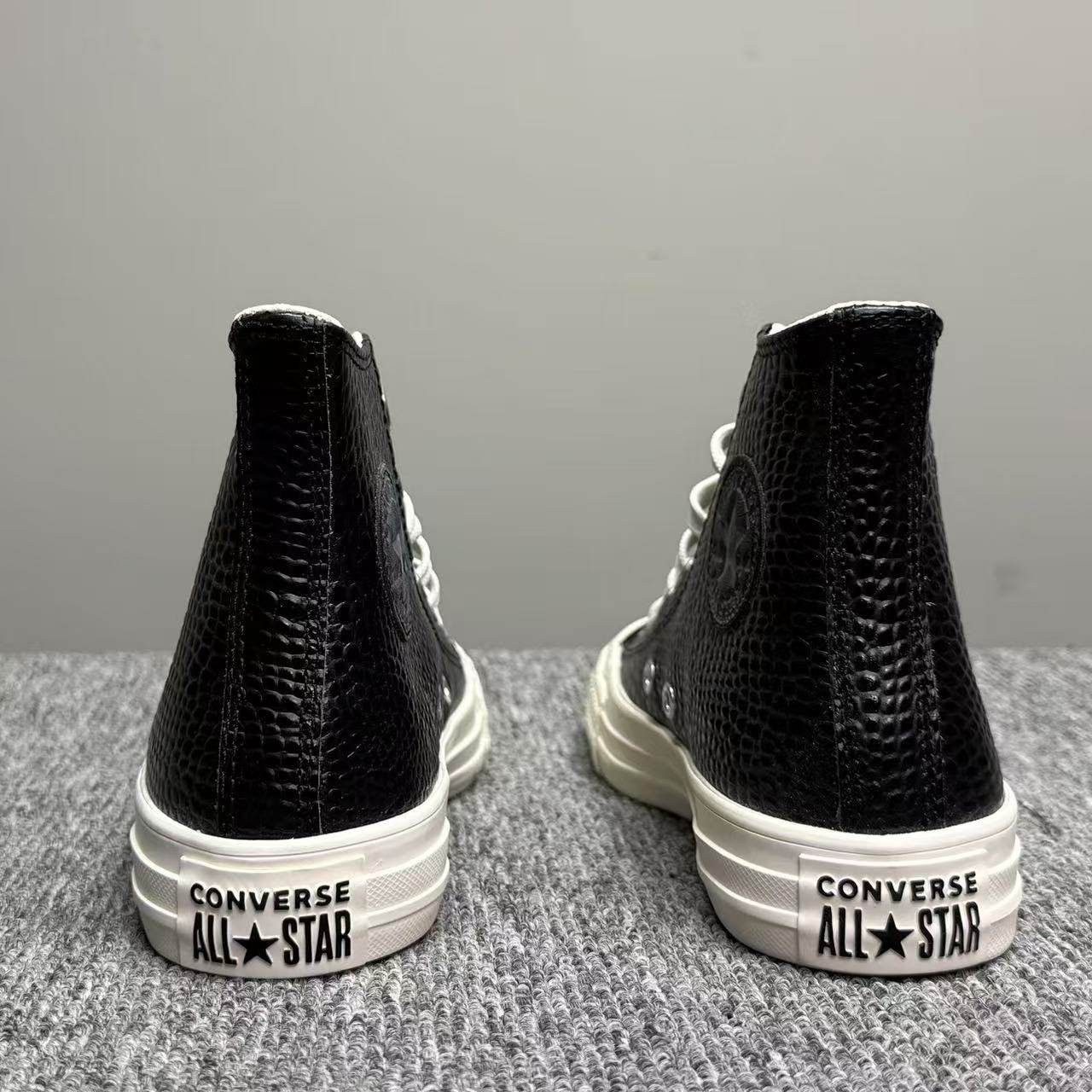 CONVERSE匡威All Star鳄鱼皮亮面纹理感时尚舒适休闲鞋A04264C,运动鞋new,板鞋,淘宝优惠券,粉丝福利购,淘宝优惠卷