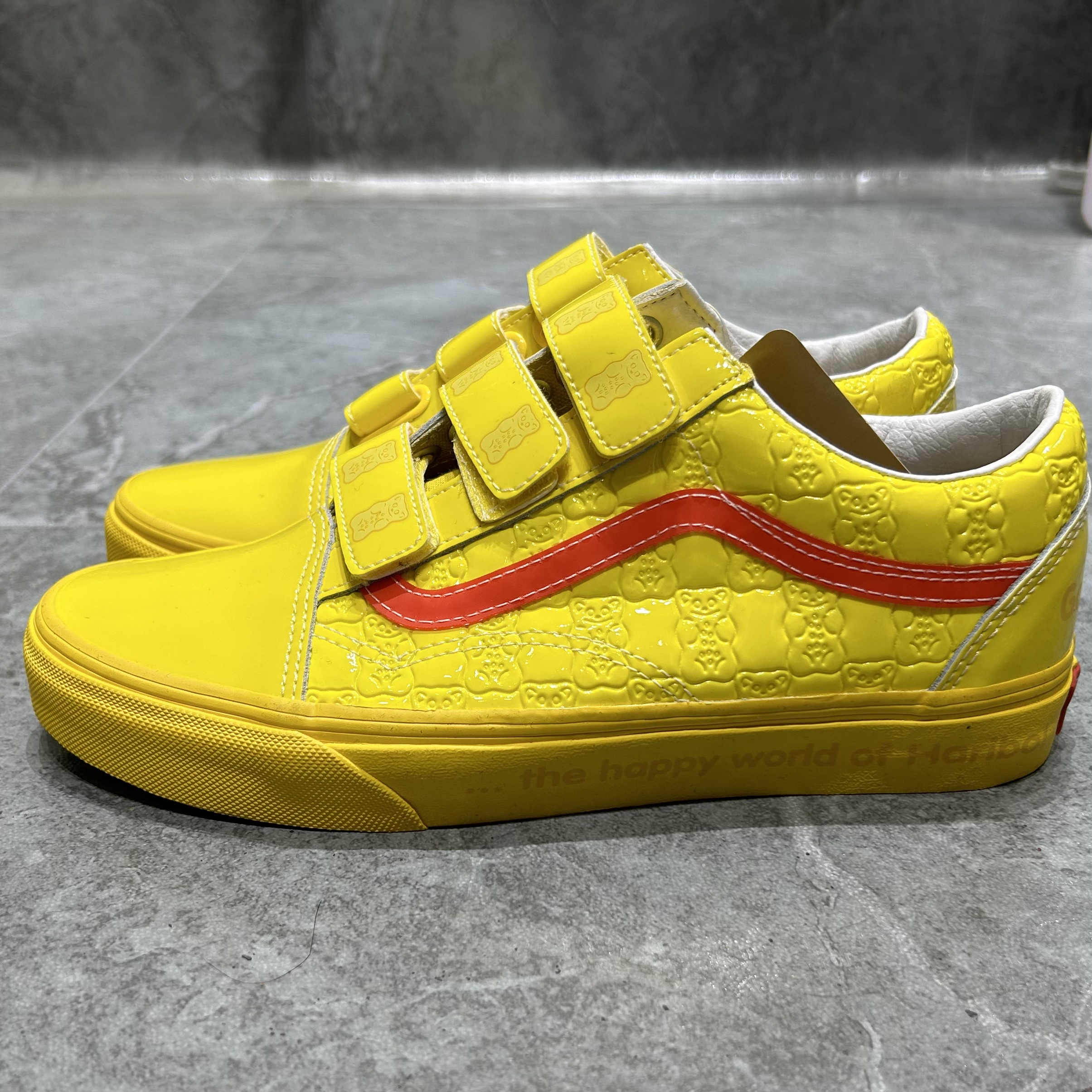 Vans Old Skool男女同款漆皮黄色可爱联名休闲板鞋子VN0A3D29BK2