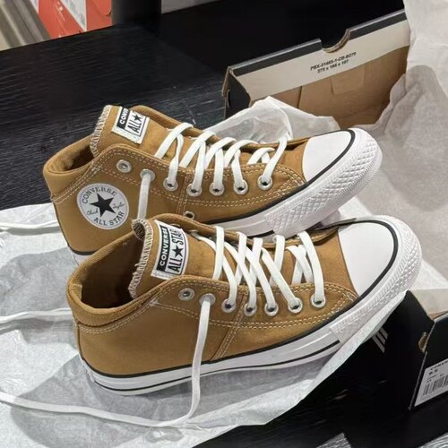 Converse All Star 质感时尚舒适耐磨中帮帆布鞋板鞋A14547 N仓