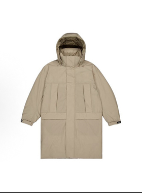 NEW BALANCE 秋冬季节卡其色新款百搭男连帽羽绒服NPD43191-LBE