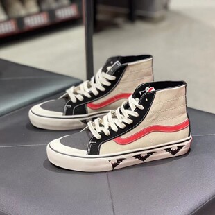 VANS/范斯SK8 HI蝙蝠印花高帮男女鞋运动休闲帆布板鞋VNOA3MV12U4