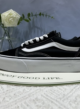 Vans Old Skool刘浩存同款经典黑白休闲板鞋男女同款VN0A3B3UY28