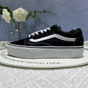 Vans Old Skool刘浩存同款经典黑白休闲板鞋男女同款VN0A3B3UY28