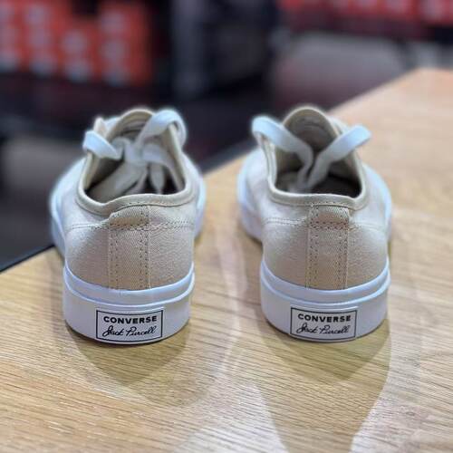 converse匡威春夏季情侣款卡其色低帮白搭运动休闲帆布鞋A11569C