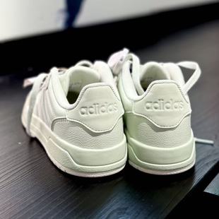 Adidas阿迪达斯低帮拼接男子运动清新绿休闲板鞋 ID6055 休闲运动鞋