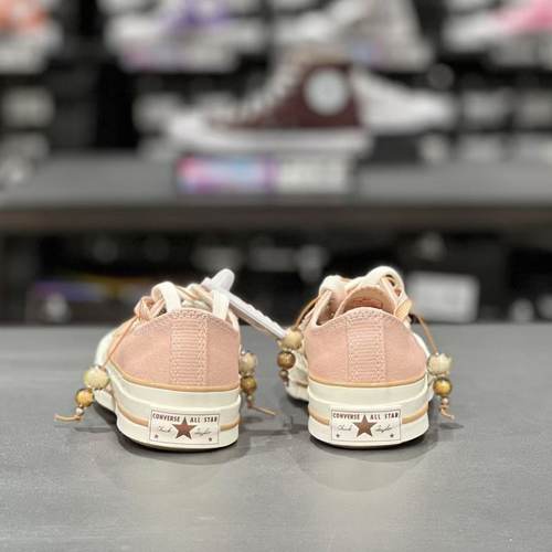 匡威CONVERSE新款女子1970S波浪咖啡低帮休闲运动帆布板鞋A11618C