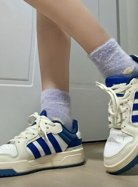 Adidas阿迪达斯ENTRAP男女款篮球风复古时尚板鞋耐磨运动鞋JS3009