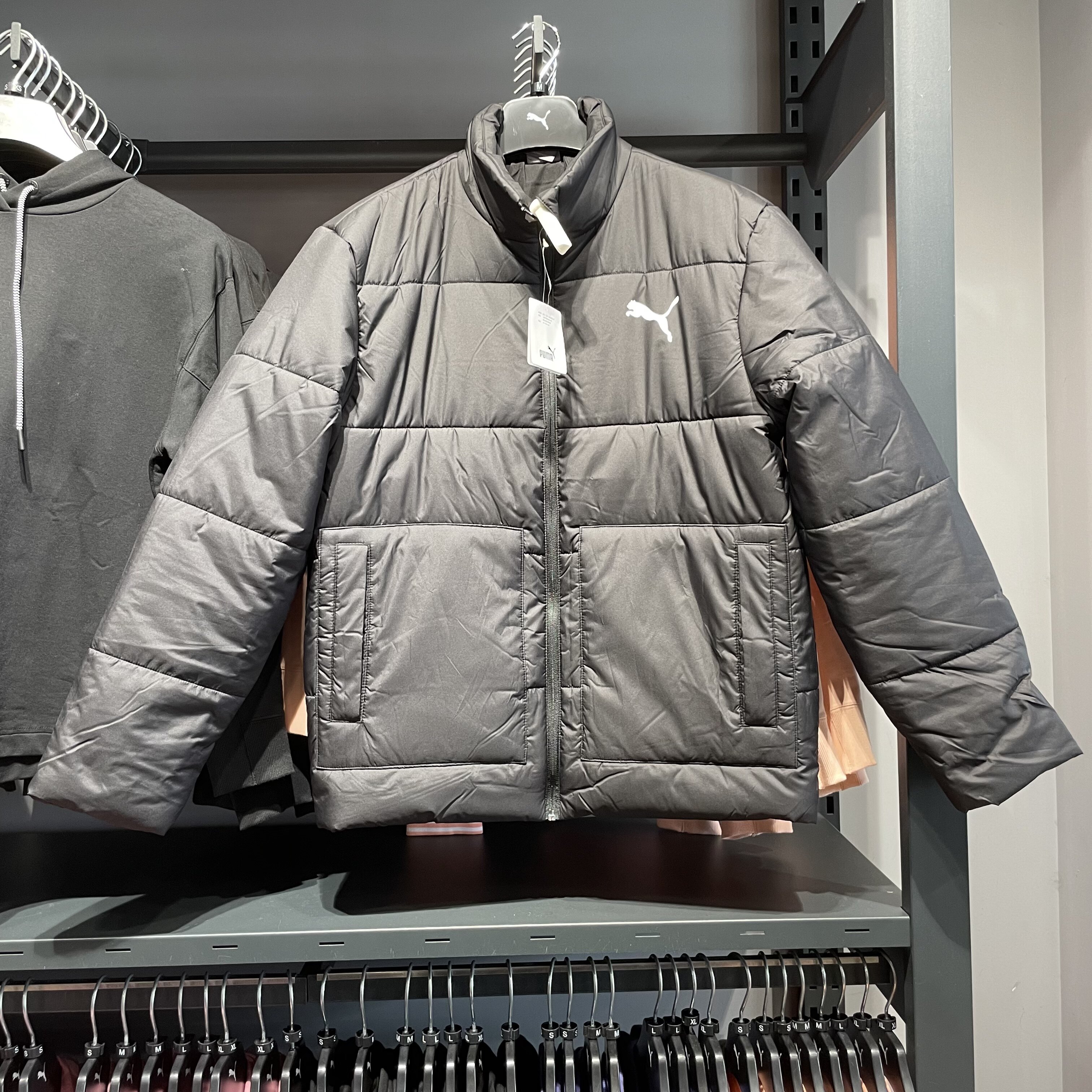 puma彪马棉服男秋冬新款夹棉运动户外休闲保暖防风夹克外套587000
