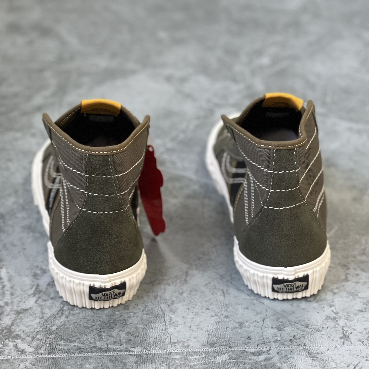 VANS范斯 SK8-Hi Gym Issue男女高帮绿色帆布鞋滑板鞋VN0A5JIUA06