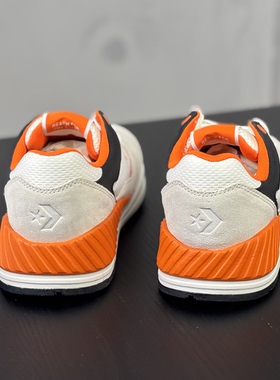 Converse WAVE TRAINER OX舒适休闲鞋 男女同款白橙色A12835C N仓