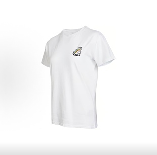 Vans 百搭休闲休闲女款 白色运动短袖 vn0a7yh6wht 新款