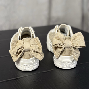 A10246C Lift女蝴蝶结低帮厚底帆布鞋 N仓 Star CONVERSE匡威All