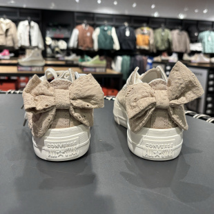 A10246C Lift女蝴蝶结低帮厚底帆布鞋 N仓 Star CONVERSE匡威All