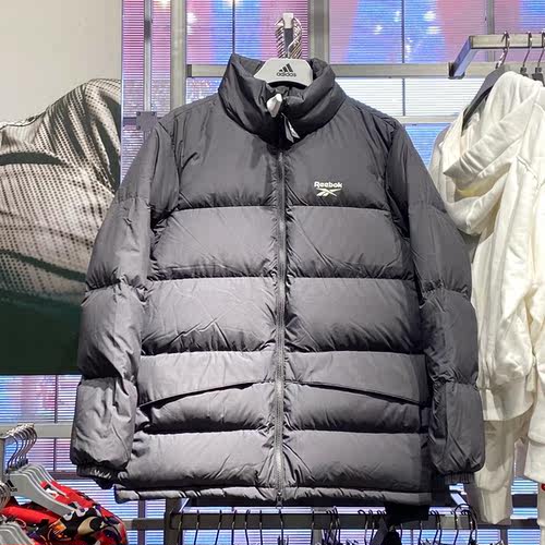 reebok男运动休闲户外立领羽绒服