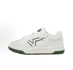 vans 春秋季白色新款百搭舒适男女同款休闲皮革板鞋子VN000D1HBXU