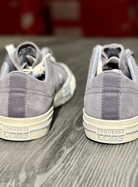 匡威 one star pro 烟灰低帮男女同款复古休闲板鞋A07972C N仓