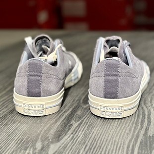 匡威 one star pro 烟灰低帮男女同款复古休闲板鞋A07972C N仓