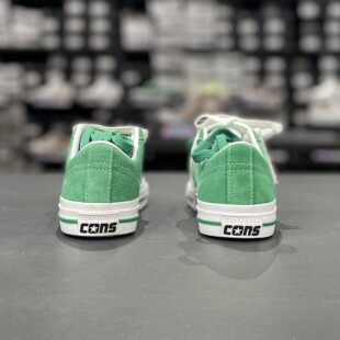 匡威ALL Star系列女款绿色夏季新款低帮耐磨休板鞋 A06645C