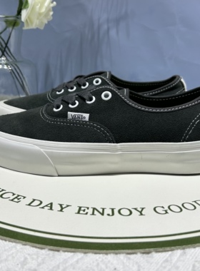 Vans AuthenticVr3灰色耐磨百搭麂皮男女同款低帮板鞋VN0005UDBKP