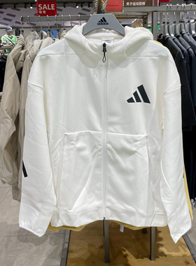 adidas Z.N.E. FW24 Sportswear 男子运动休闲连帽夹克外套JF2443