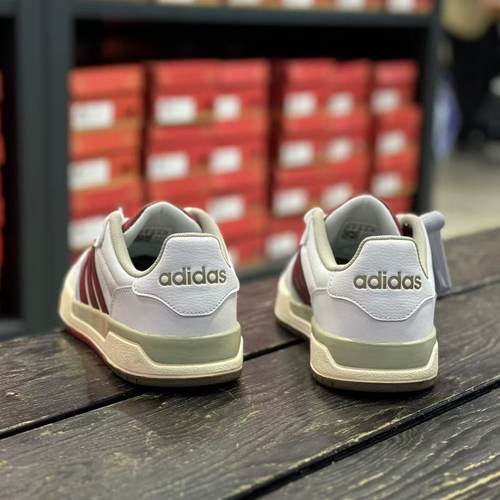 adidas系带男板鞋低帮运动休闲