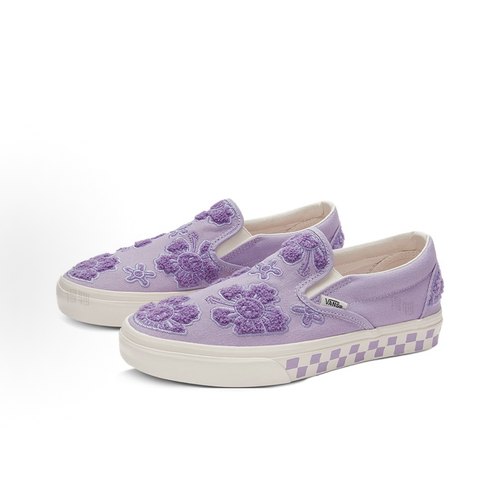 Vans slip-on x Emma Mulholland 男女同款低帮板鞋VN0A5JMH6GL