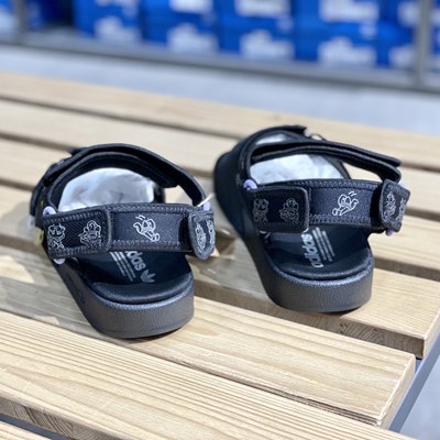 Adidas阿迪达斯三叶草男女同款低帮运动凉鞋舒适透气沙滩鞋GX2185