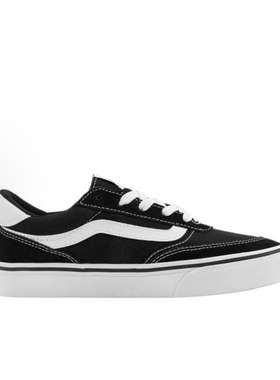 vans 春秋季黑色新款百搭舒适男女同款休闲帆布板鞋子VN000D7UBZW