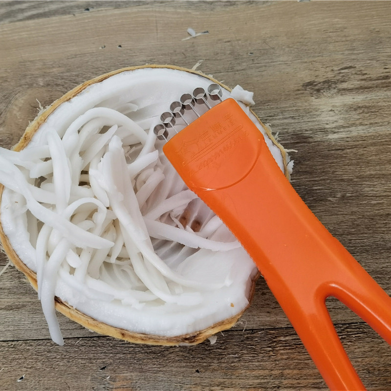 椰肉刮刀工具老椰子刨丝器取肉器
