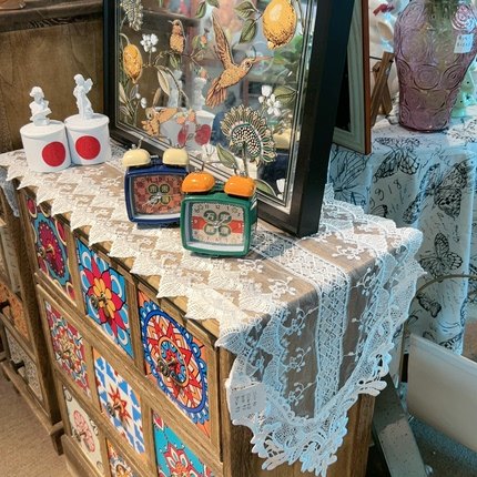 蕾丝桌旗  35*140