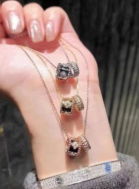 宏光女镶钻万花筒转运珠项链吊坠