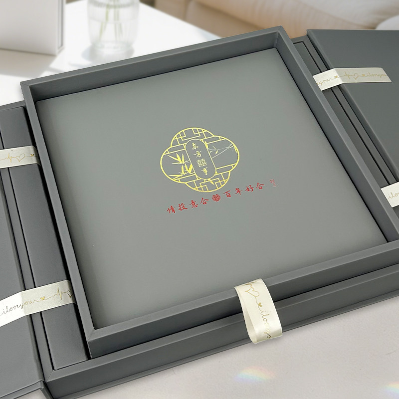 高端婚纱照相册礼盒装仪式感升降结婚照影集礼箱套装婚礼跟拍套盒