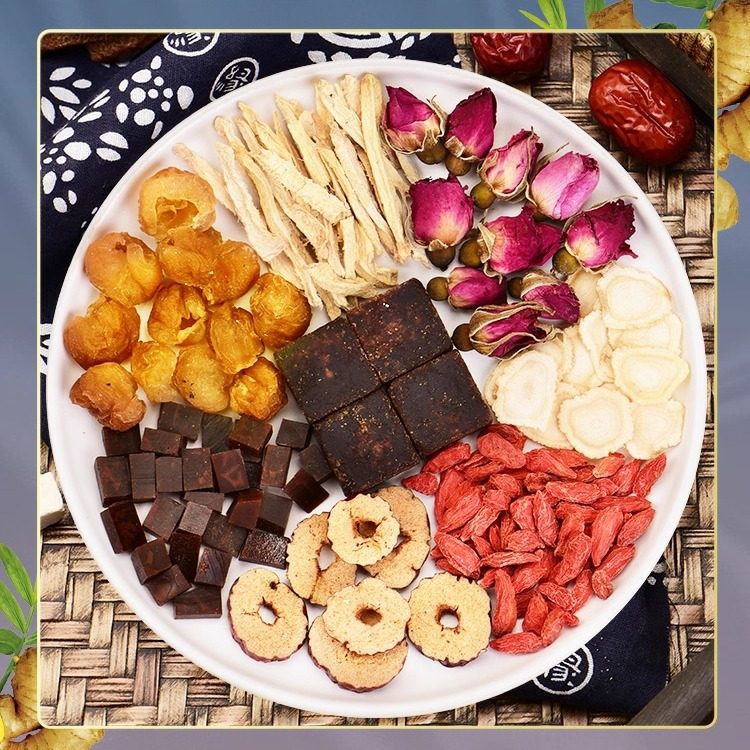 三伏天红糖姜茶黑糖阿胶姜丝女小袋红枣姜糖茶黑糖姜丝桂圆组合茶