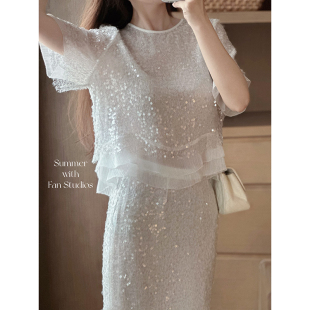 闪闪高级感对丝工艺亮片套装 FAN 重磅套装 新品 夏季