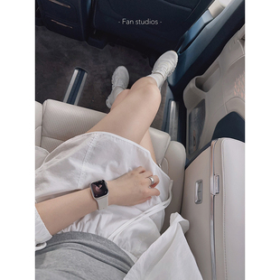 工装 新品 女孩 JU好穿工装 FAN 抽绳运动风短半裙防走光裙裤 夏季