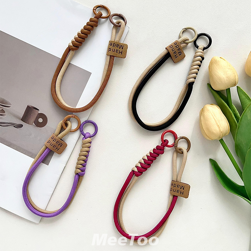 手工编织挂绳手机链绳子结实耐用百搭手机壳挂绳短款手提手腕带