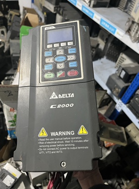 台达C2000变频器VFD055C43A三相380V/5.5KW二手拆机 功能包好