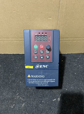 ENC易能变频器EDS300-2S0015 220V 1.5KW二手包好EDS800-2S0015