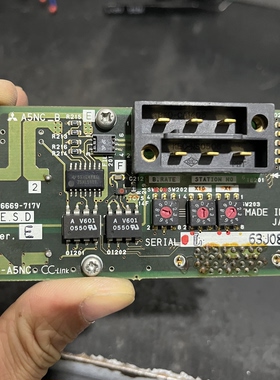 三菱A500通讯卡FR-A5NC-001主板 FR-A5NC CC-link BC186A488G52-B