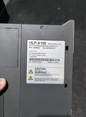 海利普变频器1.5KW 380V HLP-A10001D543P20XBX1CX0BXXV137 二手