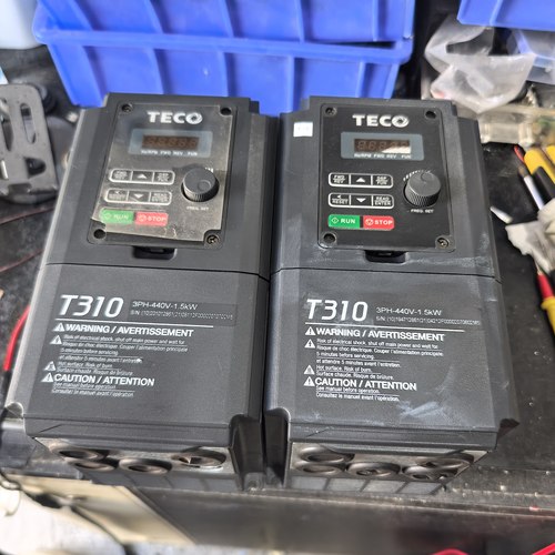 TECO东元T310-4002-H3C变频器，1.5KW 380V三相二手 功能包好