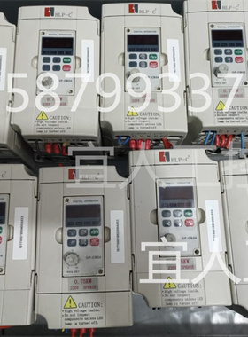 HLP-C+ 海利普0.75KW变频器 HLPC+0D7523B 三相220V二手现货