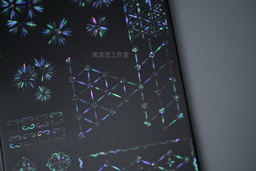 镶嵌螺钿黑漆漆装饰漆器