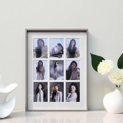 以琳画框宫格相框铝合金九宫格48/36/9宫格情侣生日婚纱旅行相框