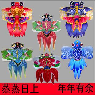 潍坊复古观赏装饰观赏拍摄小风筝金鱼舞蹈古风沙燕风筝布展婚庆