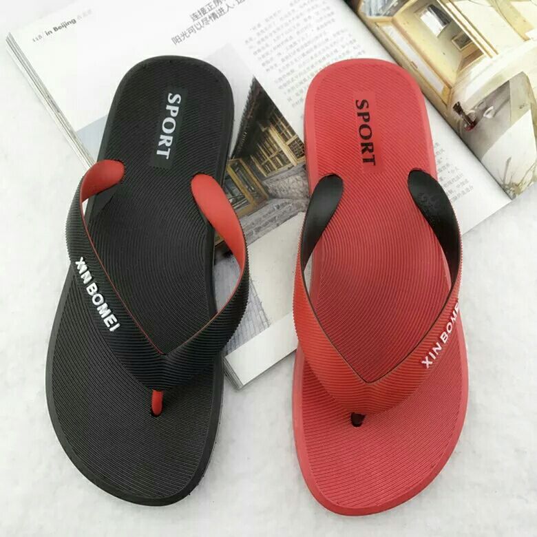 纯色夏季篮球运动sport人字拖男 防滑时尚户外休闲沙滩凉拖鞋男